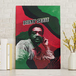 Bobby Seale Canvas Wall Art Black Panther Logo Revolutionary Civil Rights Movement Tribute - African Pride