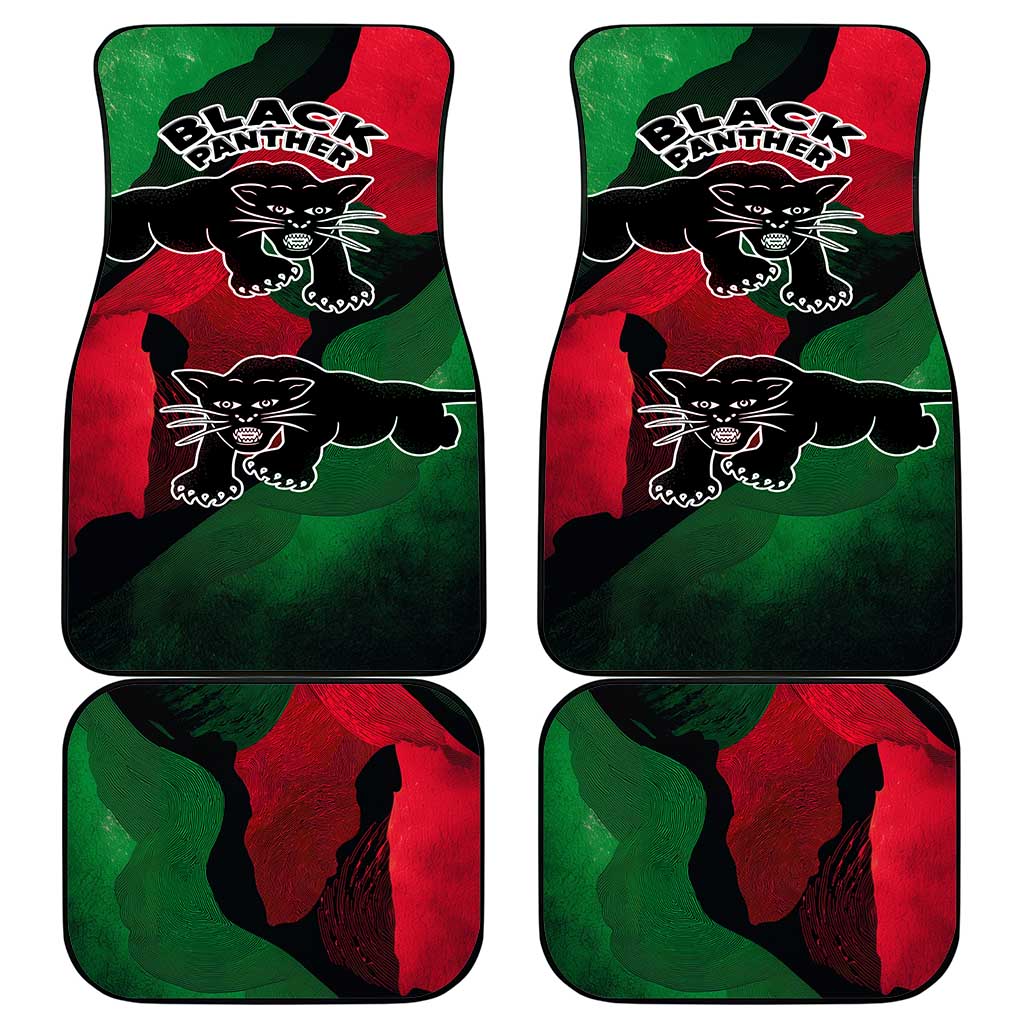 Bobby Seale Car Mats Black Panther Logo Revolutionary Civil Rights Movement Tribute - African Pride