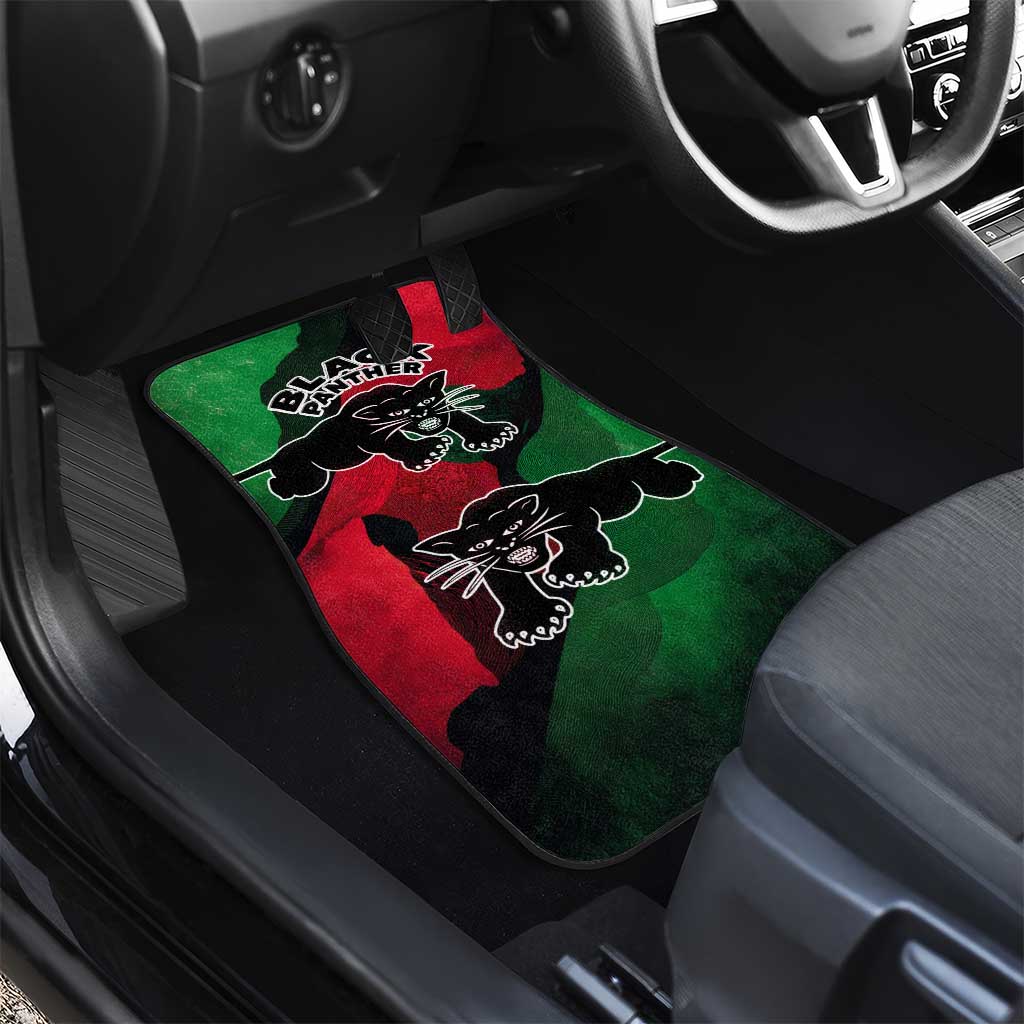 Bobby Seale Car Mats Black Panther Logo Revolutionary Civil Rights Movement Tribute - African Pride