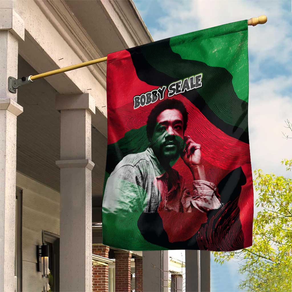 Bobby Seale Garden Flag Black Panther Logo Revolutionary Civil Rights Movement Tribute - African Pride