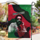 Bobby Seale Garden Flag Black Panther Logo Revolutionary Civil Rights Movement Tribute - African Pride