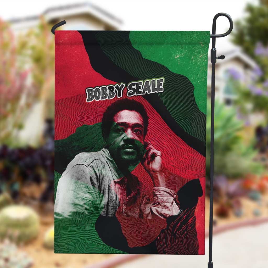 Bobby Seale Garden Flag Black Panther Logo Revolutionary Civil Rights Movement Tribute - African Pride