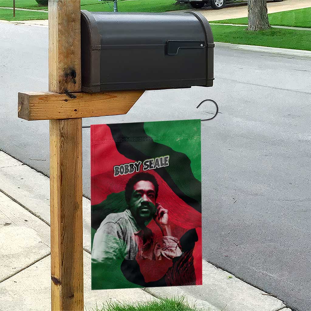 Bobby Seale Garden Flag Black Panther Logo Revolutionary Civil Rights Movement Tribute - African Pride