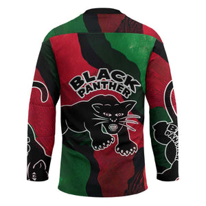Bobby Seale Hockey Jersey Black Panther Logo Revolutionary Civil Rights Movement Tribute - African Pride