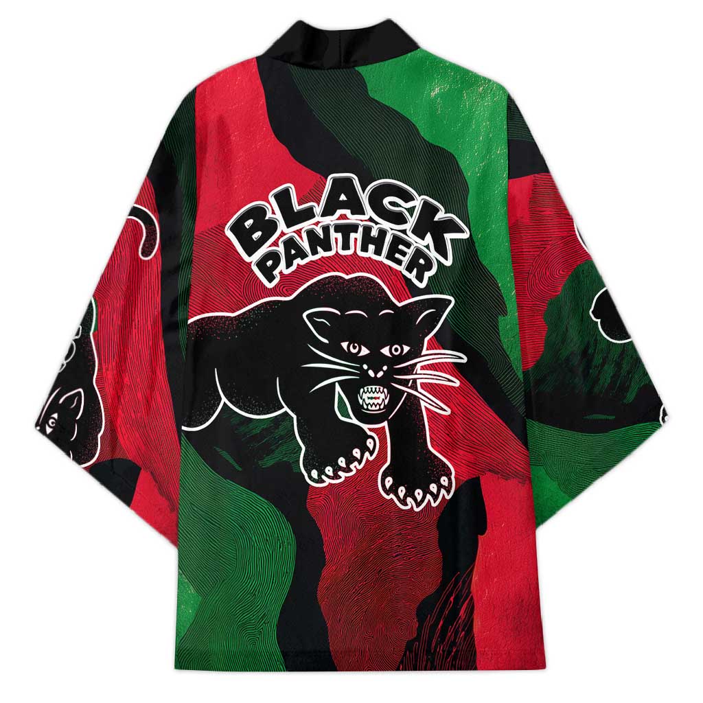 Bobby Seale Kimono Black Panther Logo Revolutionary Civil Rights Movement Tribute - African Pride