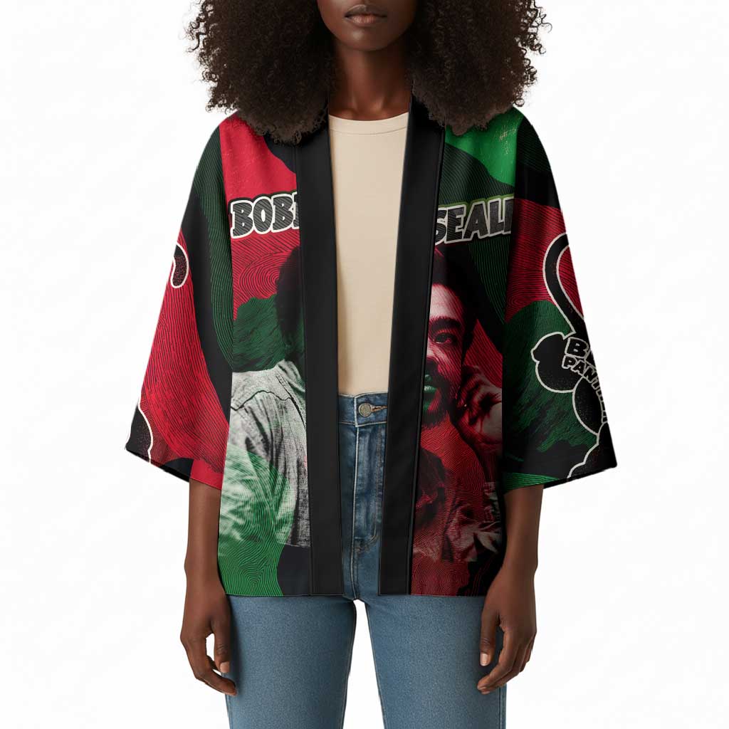 Bobby Seale Kimono Black Panther Logo Revolutionary Civil Rights Movement Tribute - African Pride