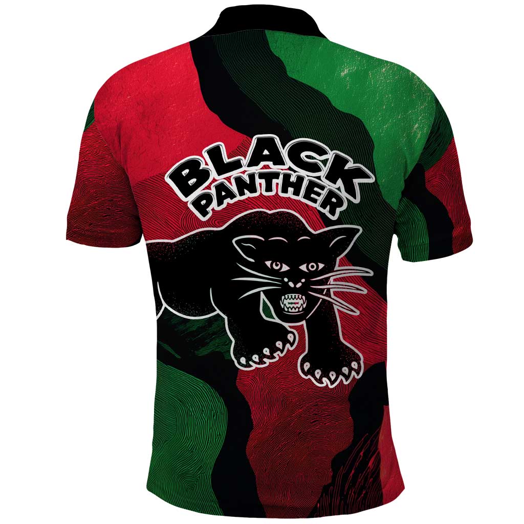 Bobby Seale Polo Shirt Black Panther Logo Revolutionary Civil Rights Movement Tribute - African Pride