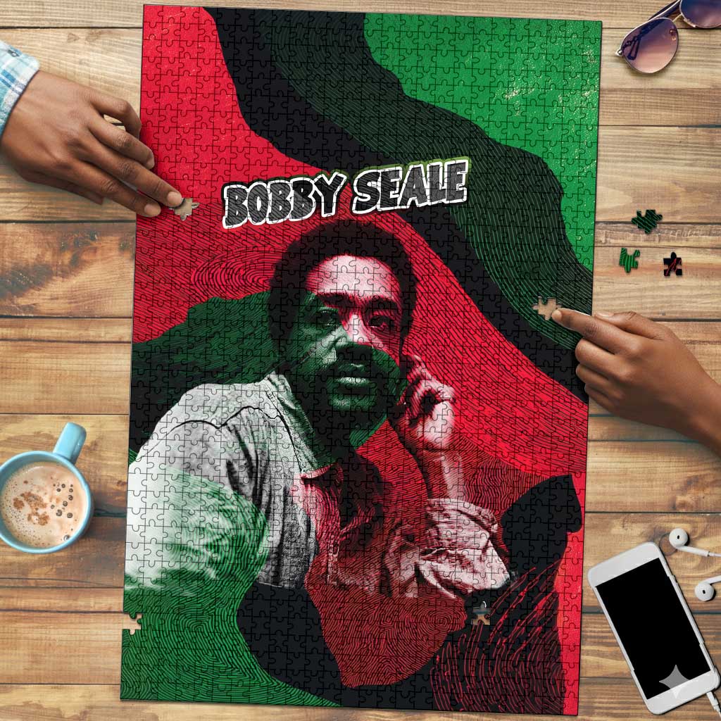 Bobby Seale Puzzle Black Panther Logo Revolutionary Civil Rights Movement Tribute - African Pride
