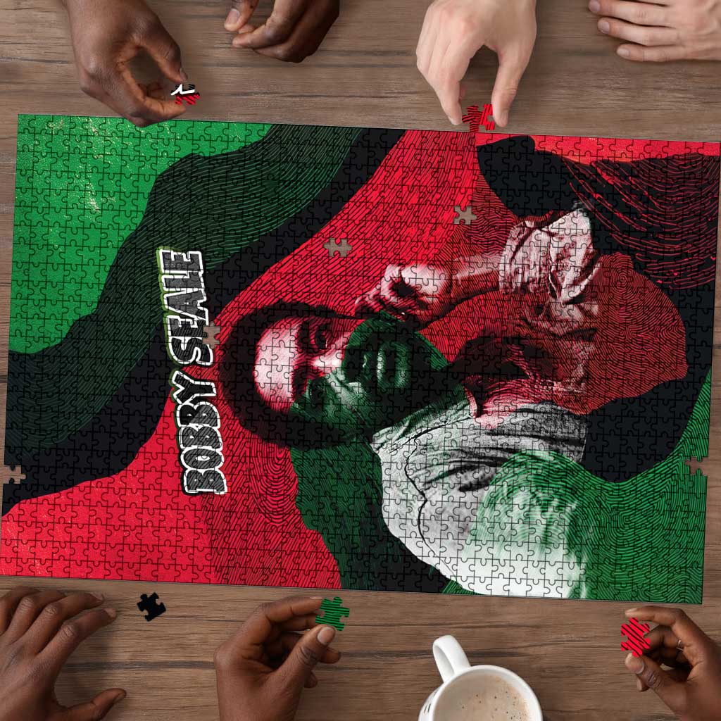 Bobby Seale Puzzle Black Panther Logo Revolutionary Civil Rights Movement Tribute - African Pride