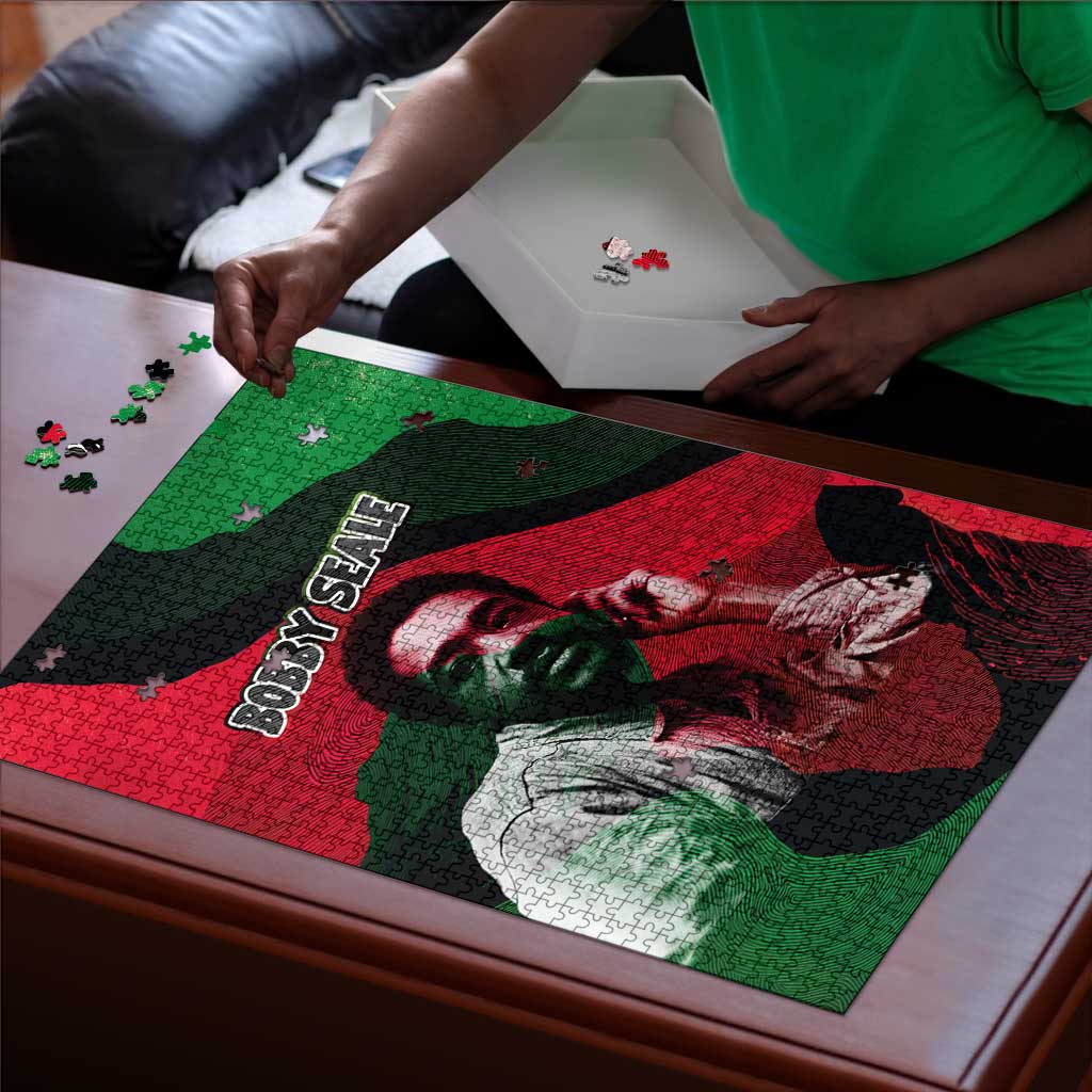 Bobby Seale Puzzle Black Panther Logo Revolutionary Civil Rights Movement Tribute - African Pride