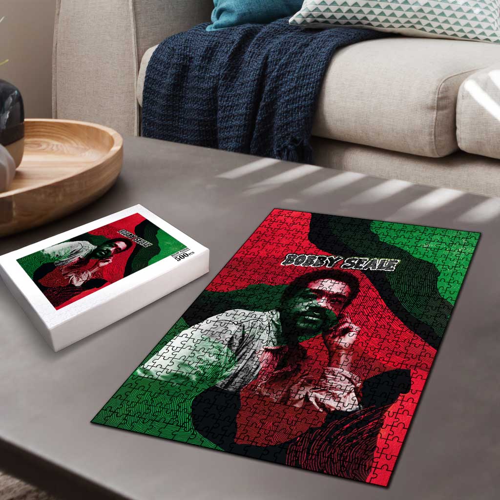 Bobby Seale Puzzle Black Panther Logo Revolutionary Civil Rights Movement Tribute - African Pride