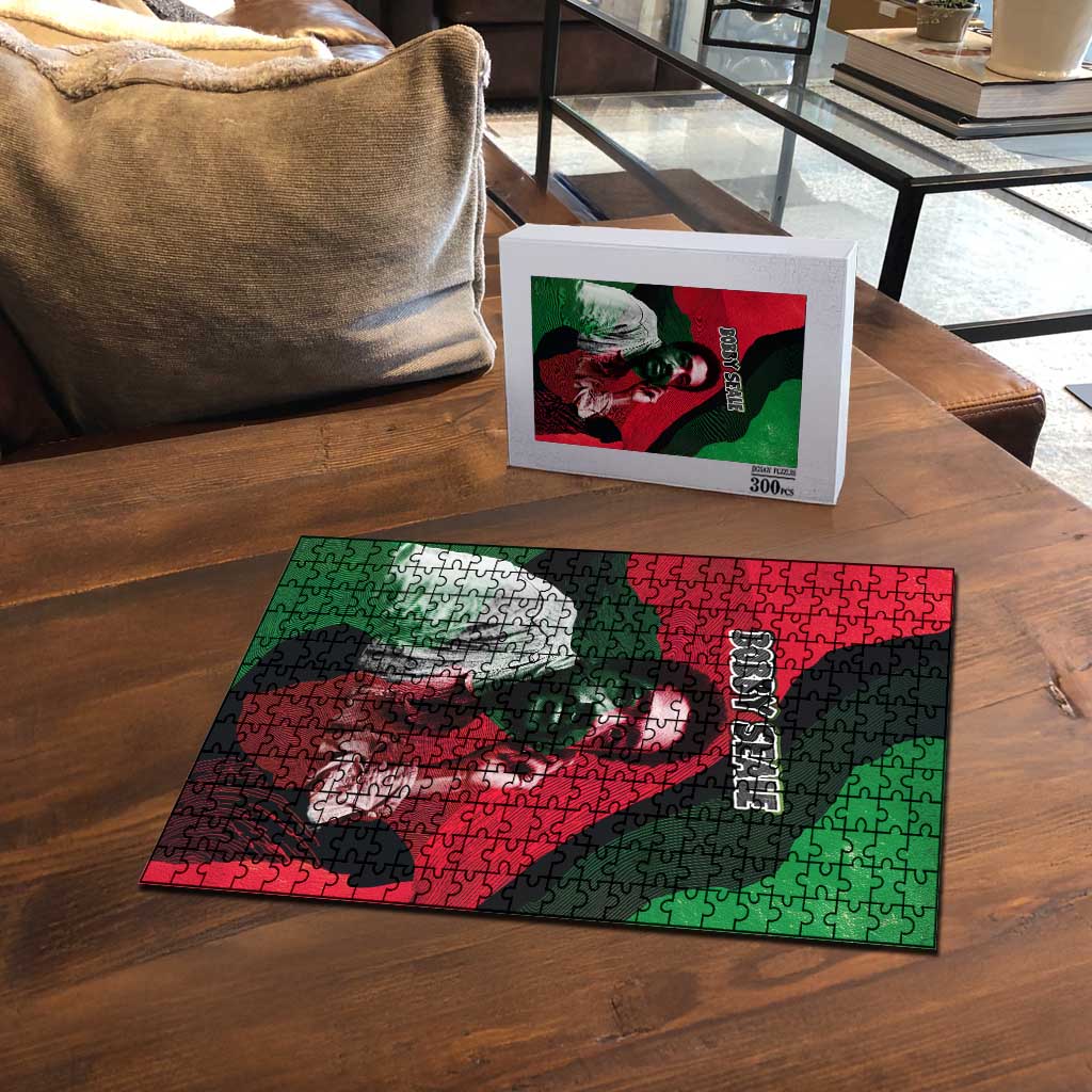 Bobby Seale Puzzle Black Panther Logo Revolutionary Civil Rights Movement Tribute - African Pride