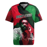 Bobby Seale Rugby Jersey Black Panther Logo Revolutionary Civil Rights Movement Tribute - African Pride