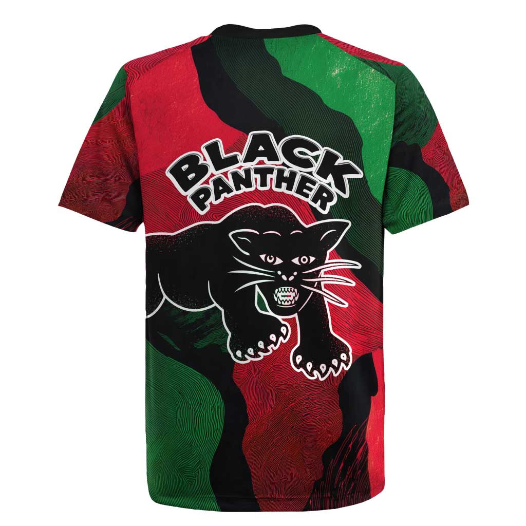 Bobby Seale Rugby Jersey Black Panther Logo Revolutionary Civil Rights Movement Tribute - African Pride