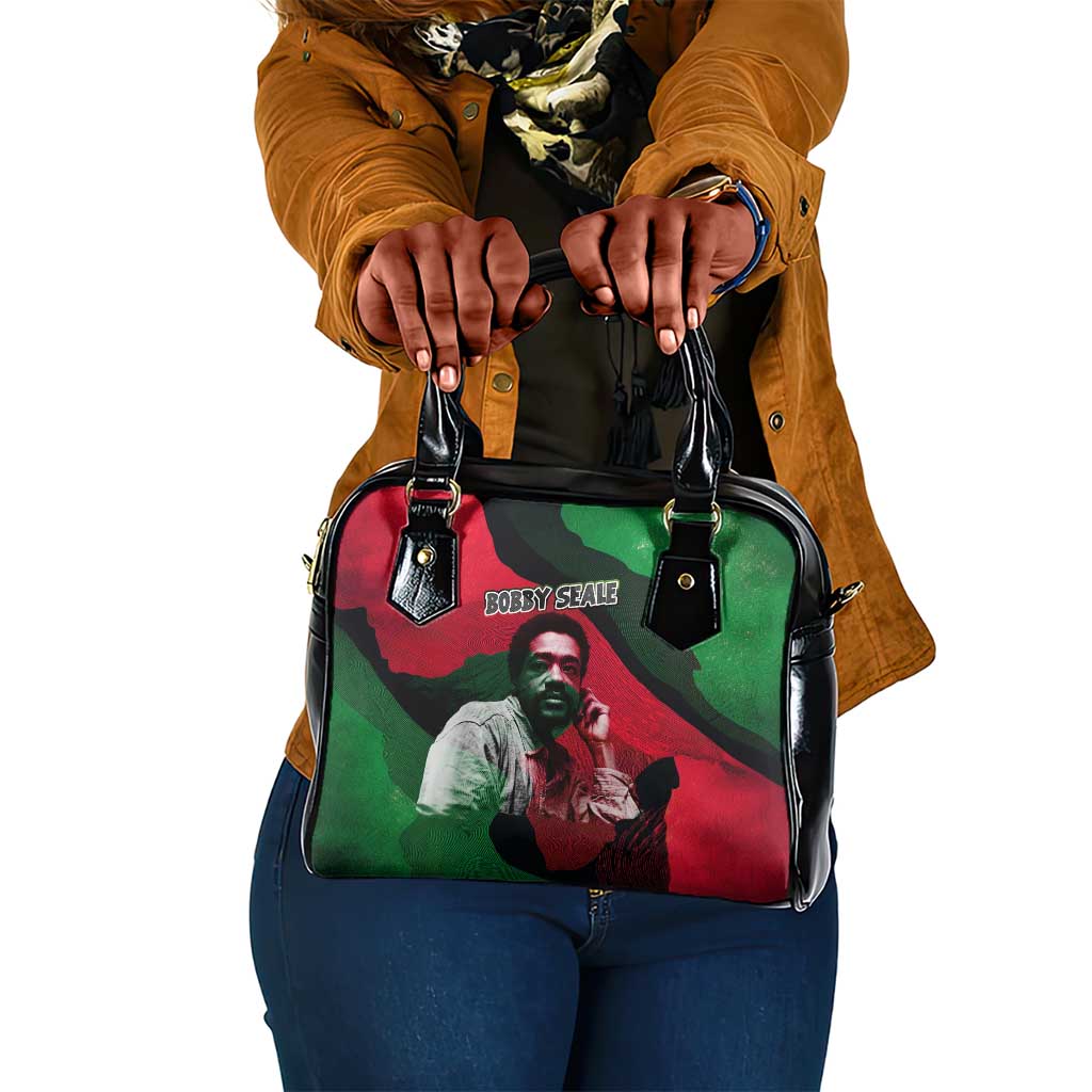 Bobby Seale Shoulder Handbag Black Panther Logo Revolutionary Civil Rights Movement Tribute - African Pride