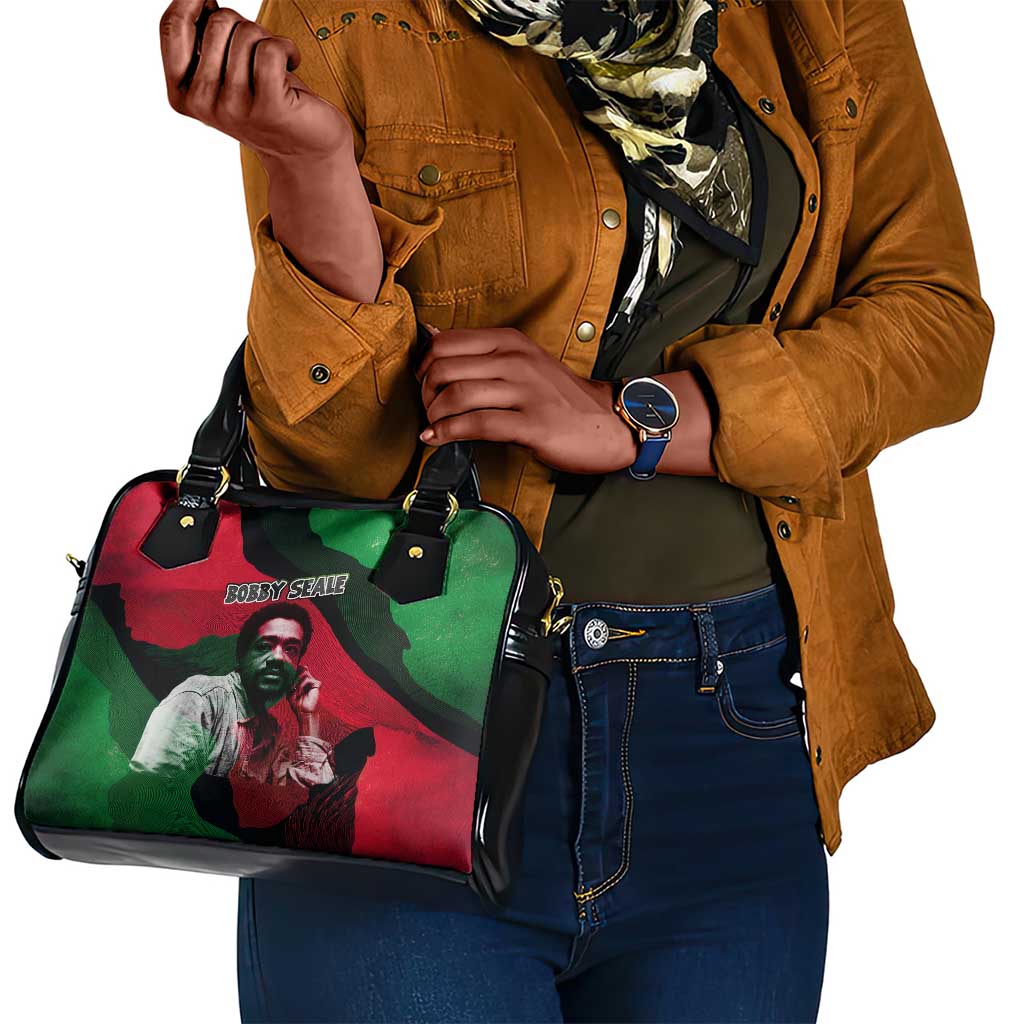 Bobby Seale Shoulder Handbag Black Panther Logo Revolutionary Civil Rights Movement Tribute - African Pride