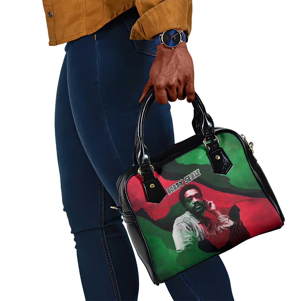 Bobby Seale Shoulder Handbag Black Panther Logo Revolutionary Civil Rights Movement Tribute - African Pride