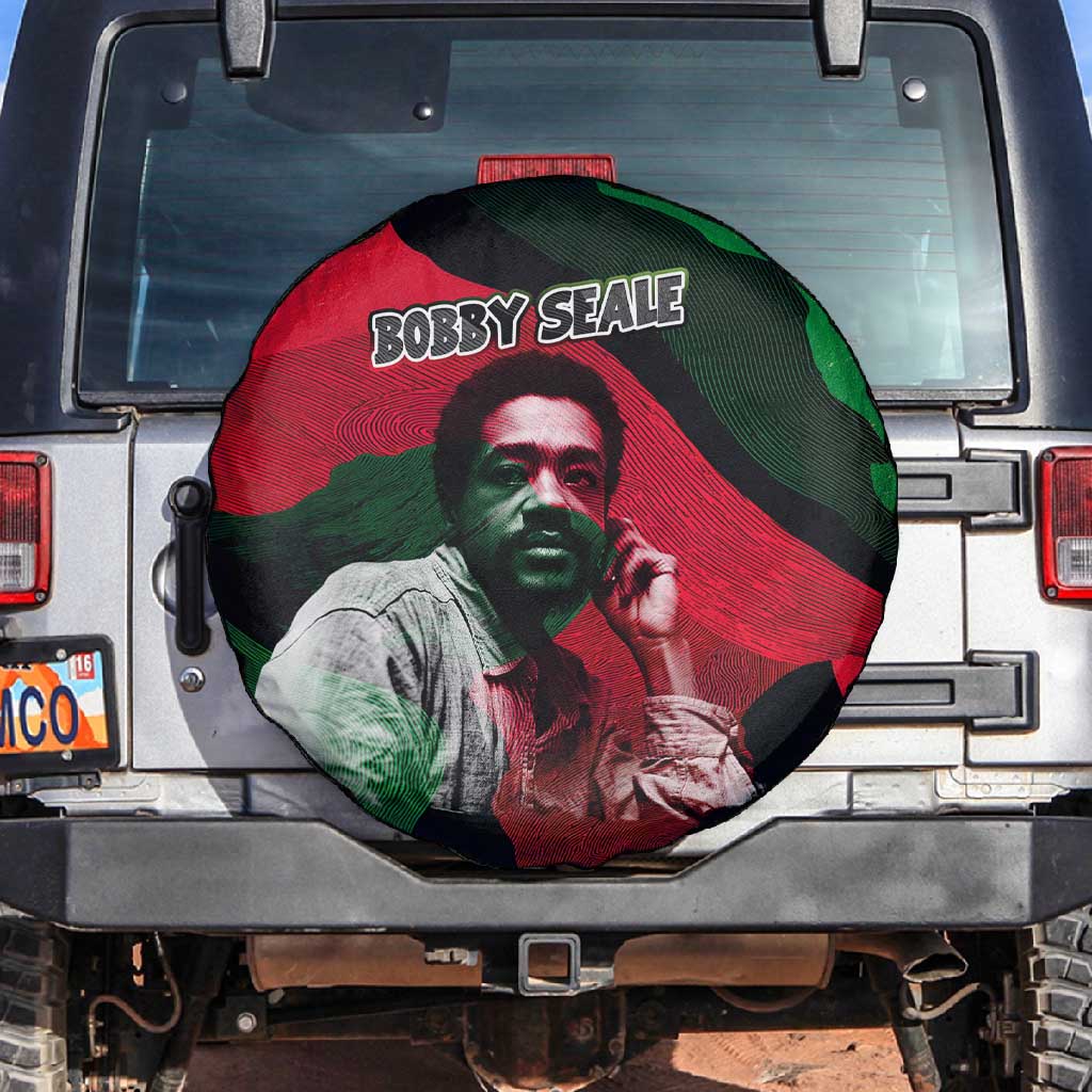 Bobby Seale Spare Tire Cover Black Panther Logo Revolutionary Civil Rights Movement Tribute - African Pride