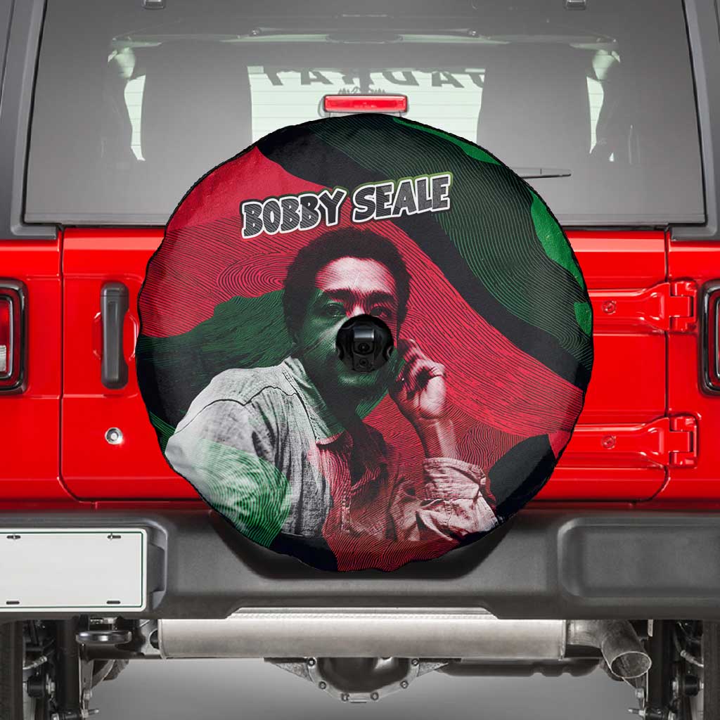 Bobby Seale Spare Tire Cover Black Panther Logo Revolutionary Civil Rights Movement Tribute - African Pride