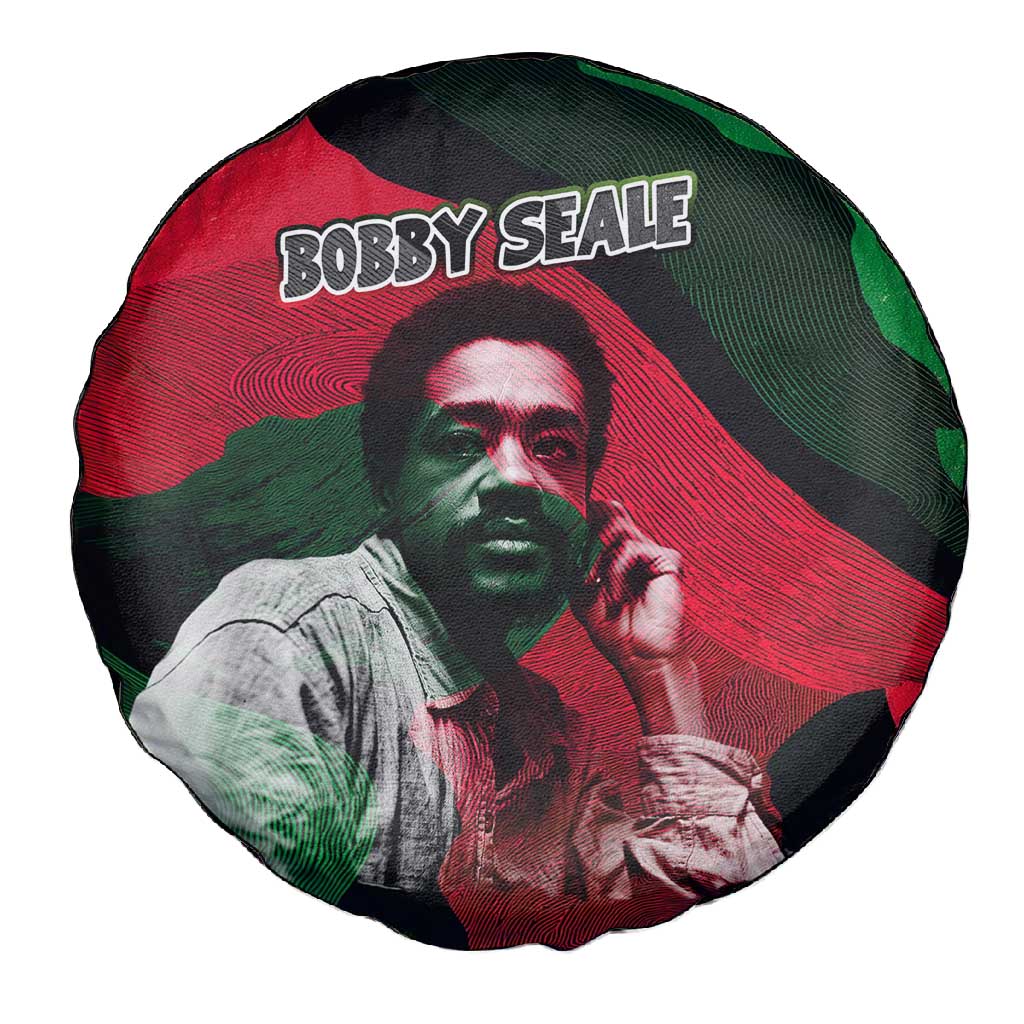 Bobby Seale Spare Tire Cover Black Panther Logo Revolutionary Civil Rights Movement Tribute - African Pride