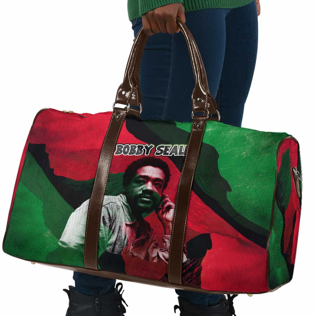 Bobby Seale Travel Bag Black Panther Logo Revolutionary Civil Rights Movement Tribute - African Pride