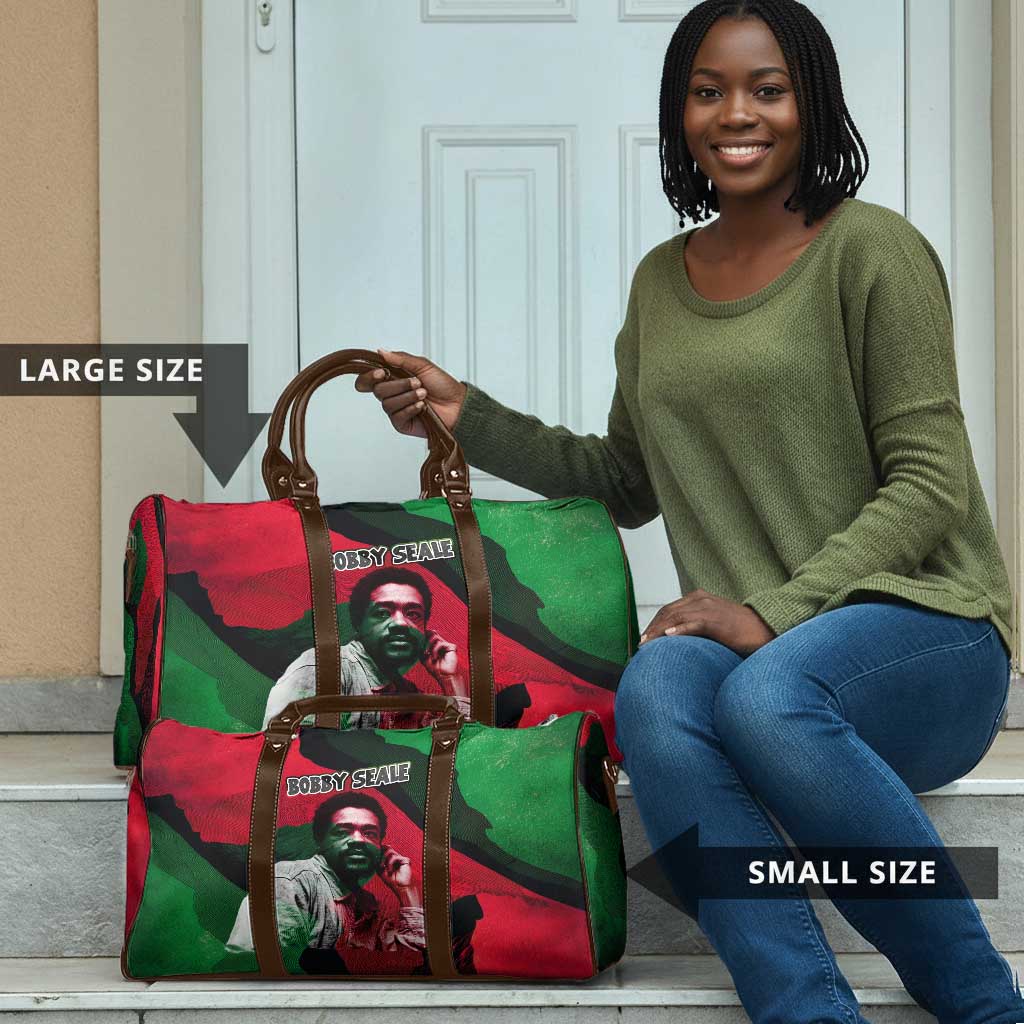 Bobby Seale Travel Bag Black Panther Logo Revolutionary Civil Rights Movement Tribute - African Pride