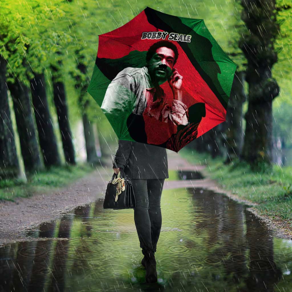 Bobby Seale Umbrella Black Panther Logo Revolutionary Civil Rights Movement Tribute - African Pride
