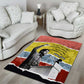Bobby Seale Area Rug Torn Paper Collage Design Solidarity Quote Powerful Speech Artwork Civil Rights - African Pride