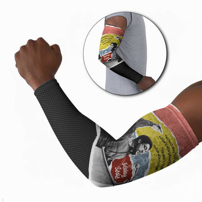 Bobby Seale Arm Sleeves Torn Paper Collage Design Solidarity Quote Powerful Speech Artwork Civil Rights - African Pride