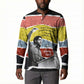 Bobby Seale Button Sweatshirt Torn Paper Collage Design Solidarity Quote Powerful Speech Artwork Civil Rights
