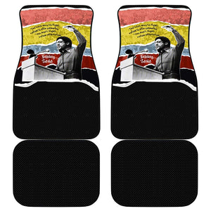 Bobby Seale Car Mats Torn Paper Collage Design Solidarity Quote Powerful Speech Artwork Civil Rights - African Pride