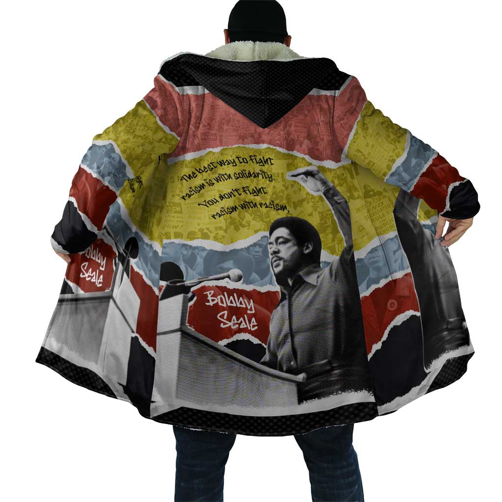 Bobby Seale Cloak Torn Paper Collage Design Solidarity Quote Powerful Speech Artwork Civil Rights - African Pride