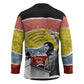 Bobby Seale Hockey Jersey Torn Paper Collage Design Solidarity Quote Powerful Speech Artwork Civil Rights - African Pride