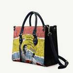 Bobby Seale Leather Bag Torn Paper Collage Design Solidarity Quote Powerful Speech Artwork Civil Rights - African Pride