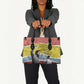 Bobby Seale Leather Bag Torn Paper Collage Design Solidarity Quote Powerful Speech Artwork Civil Rights - African Pride