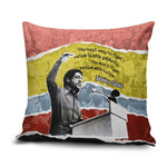 Bobby Seale Pillow Cover Torn Paper Collage Design Solidarity Quote Powerful Speech Artwork Civil Rights - African Pride