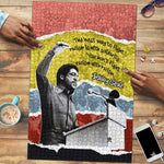 Bobby Seale Puzzle Torn Paper Collage Design Solidarity Quote Powerful Speech Artwork Civil Rights - African Pride
