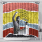 Bobby Seale Shower Curtain Torn Paper Collage Design Solidarity Quote Powerful Speech Artwork Civil Rights - African Pride