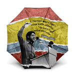 Bobby Seale Umbrella Torn Paper Collage Design Solidarity Quote Powerful Speech Artwork Civil Rights - African Pride