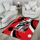 Stokely Carmichael Area Rug Abstract Design Black Power Text Civil Rights Activist - African Pride