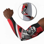 Stokely Carmichael Arm Sleeves Abstract Design Black Power Text Civil Rights Activist - African Pride