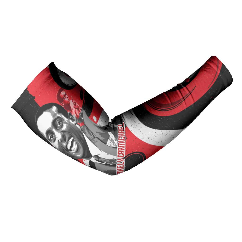 Stokely Carmichael Arm Sleeves Abstract Design Black Power Text Civil Rights Activist - African Pride