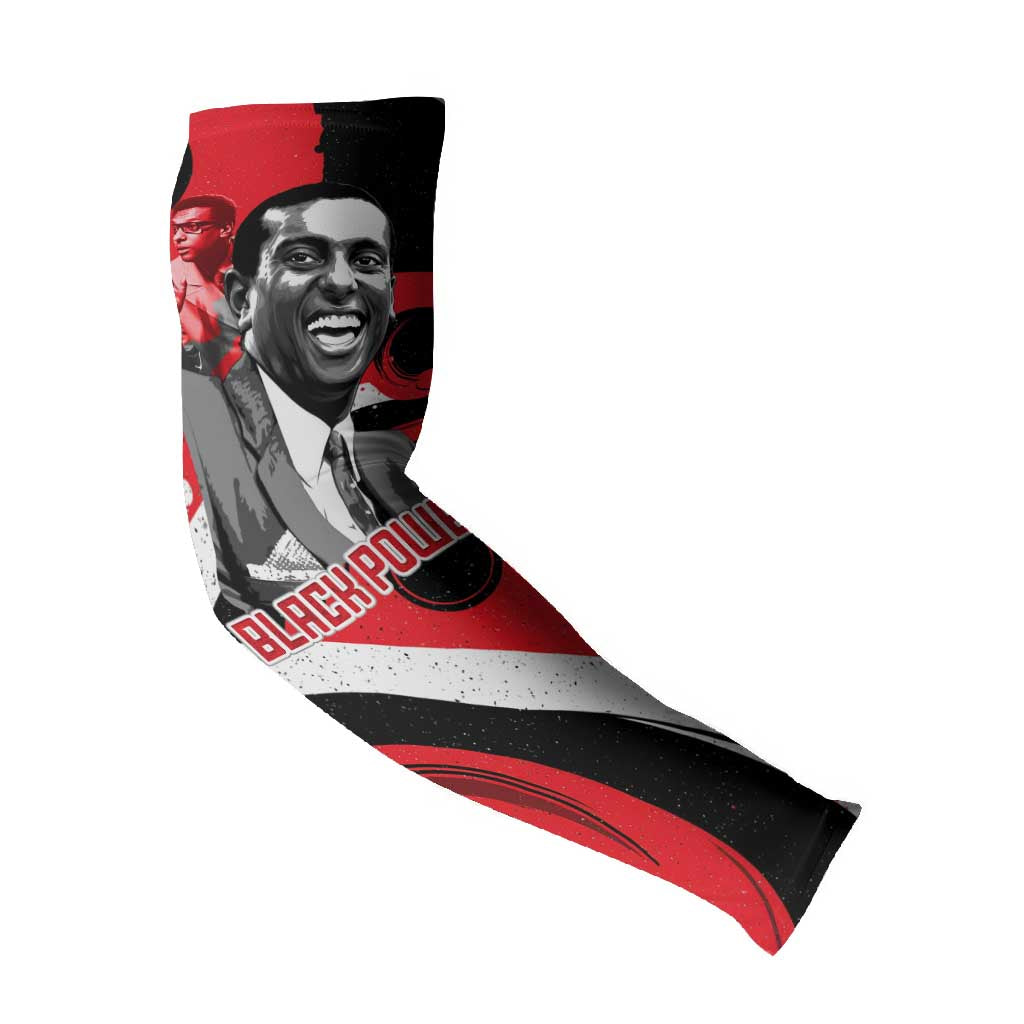 Stokely Carmichael Arm Sleeves Abstract Design Black Power Text Civil Rights Activist - African Pride