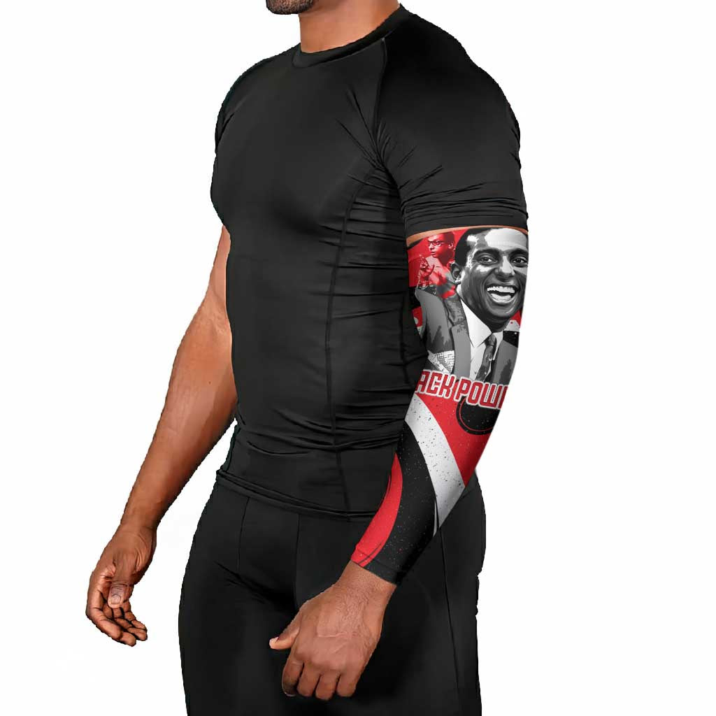 Stokely Carmichael Arm Sleeves Abstract Design Black Power Text Civil Rights Activist - African Pride