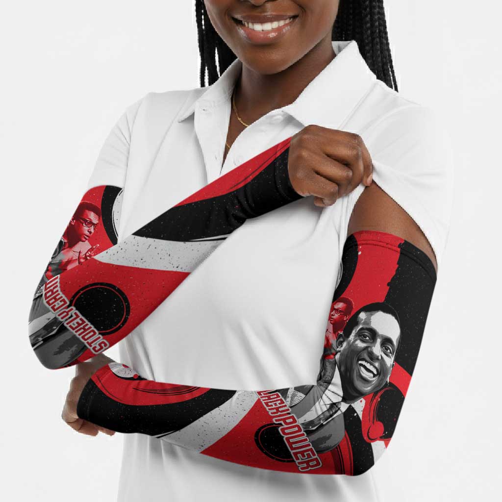 Stokely Carmichael Arm Sleeves Abstract Design Black Power Text Civil Rights Activist - African Pride