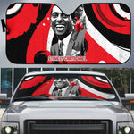Stokely Carmichael Auto Sun Shade Abstract Design Black Power Text Civil Rights Activist - African Pride