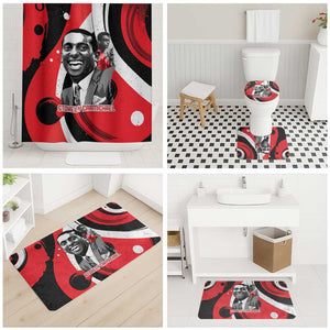 Stokely Carmichael Bathroom Set Abstract Design Black Power Text Civil Rights Activist - African Pride