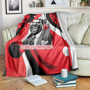Stokely Carmichael Blanket Abstract Design Black Power Text Civil Rights Activist - African Pride