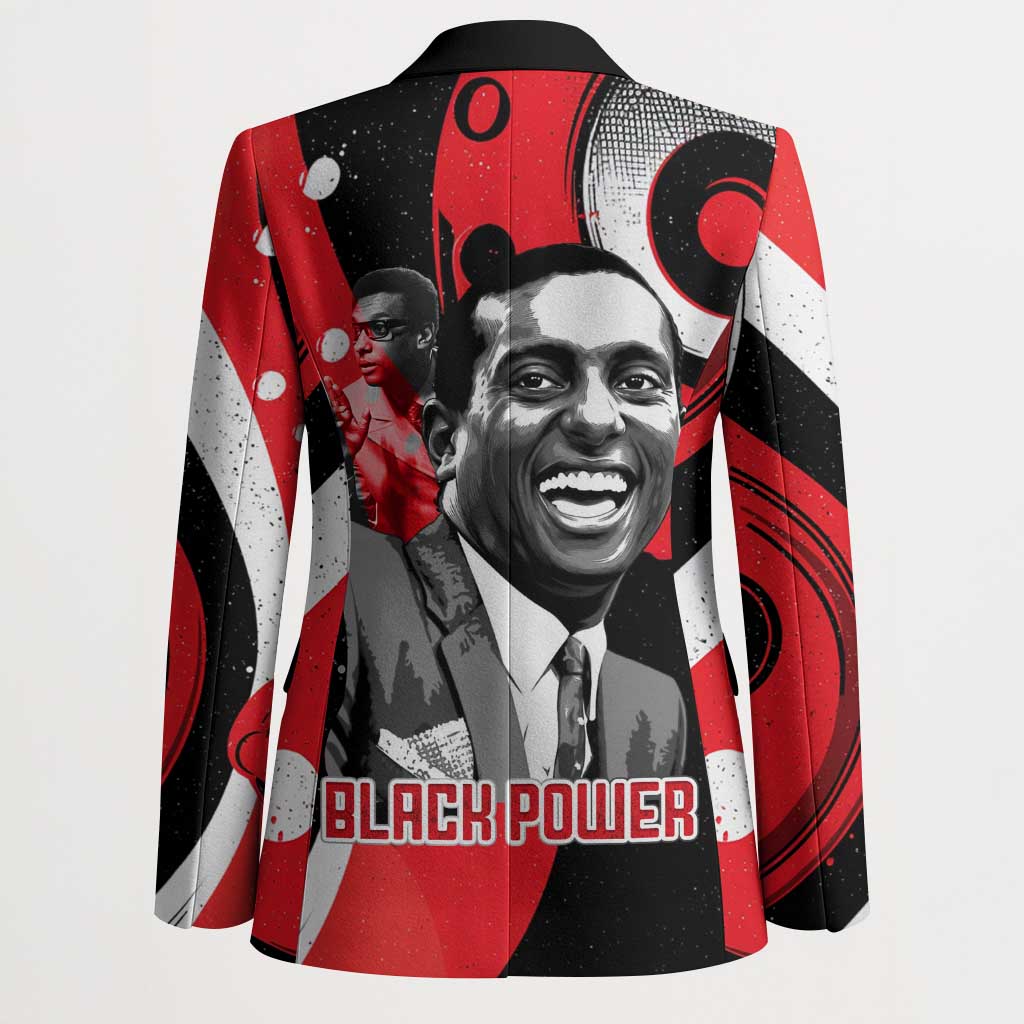 Stokely Carmichael Blazer Abstract Design Black Power Text Civil Rights Activist - African Pride
