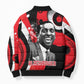 Stokely Carmichael Bomber Puffer Jacket Abstract Design Black Power Text Civil Rights Activist - African Pride